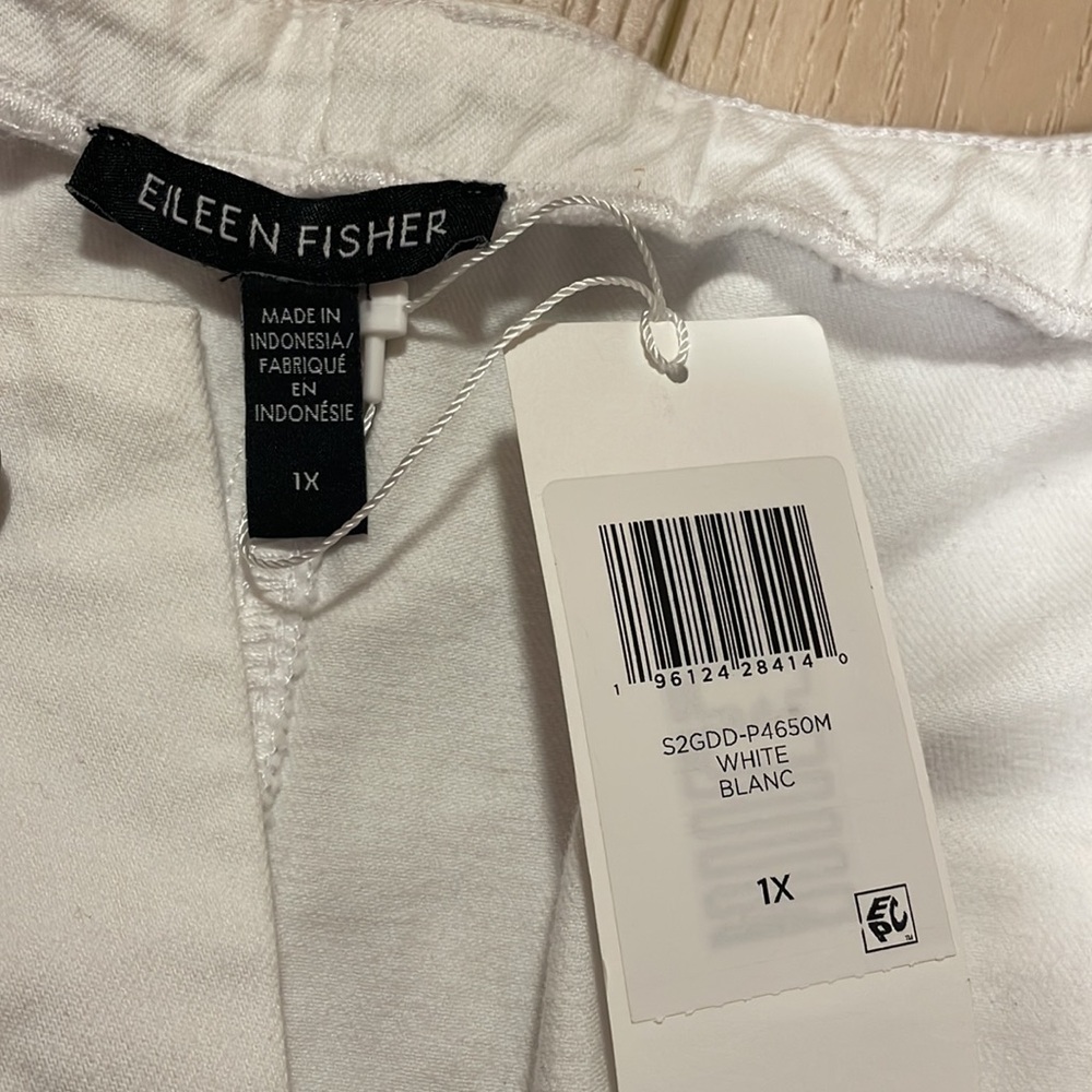 Eileen Fisher White Women's Pants - Picture 8 of 13
